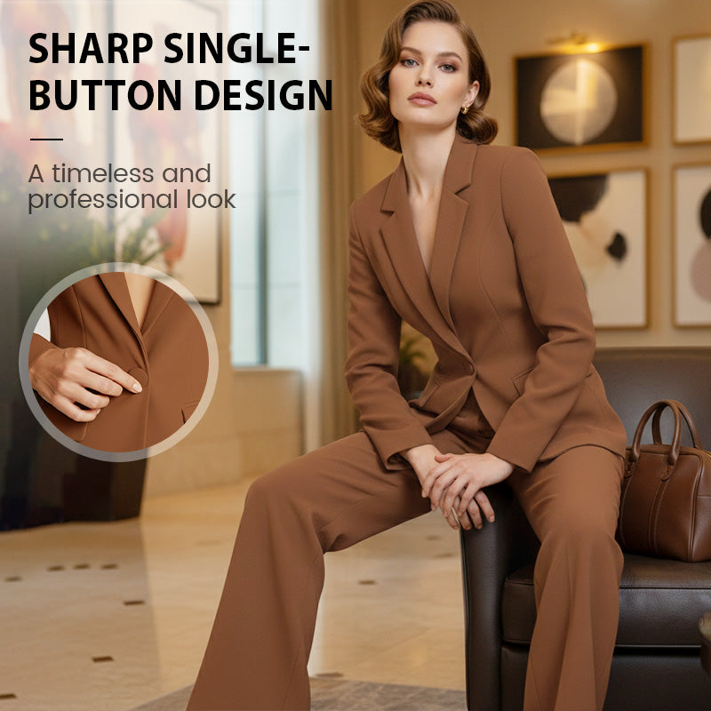 ✨ 2026 New Arrival | Women's Blazer & Wide-Leg Pants Set | Chic Office Look 🔥【-50% OFF】