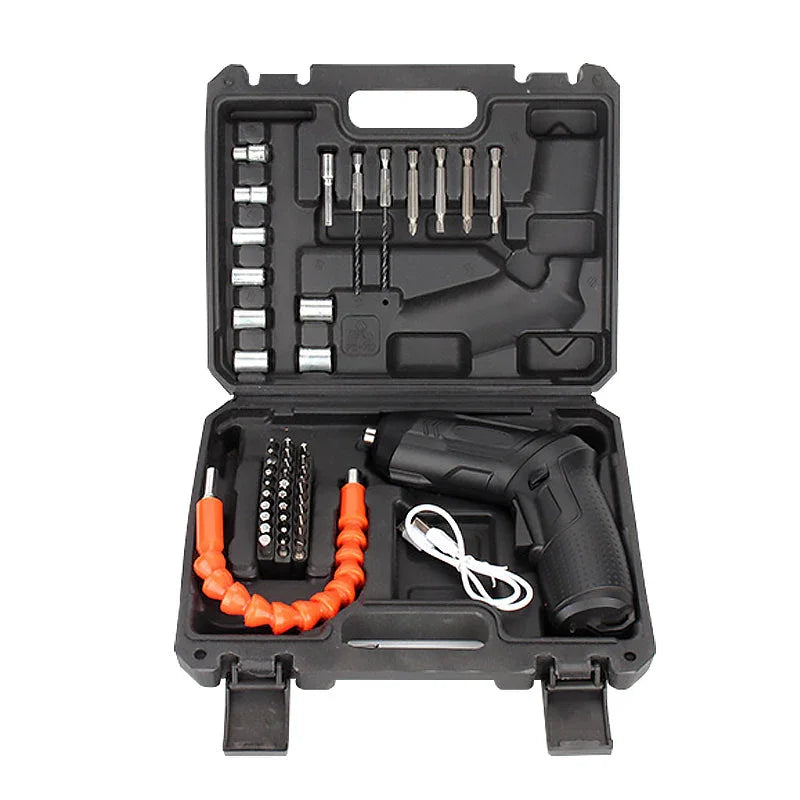 ⏰Final 3 Hours: Full Accessory Set Free with Your Order!🔥Rechargeable 3.6V battery screwdriver set🛠️