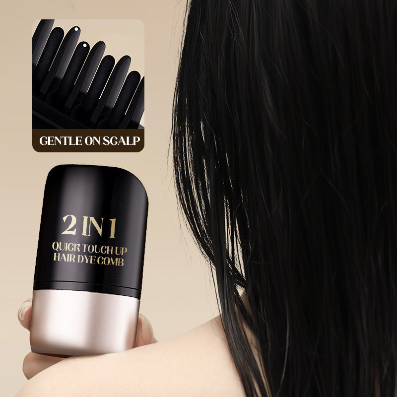 📢📢50 OFF !!⏰⏰2 in 1 Quick Touch up Hair Dye Comb