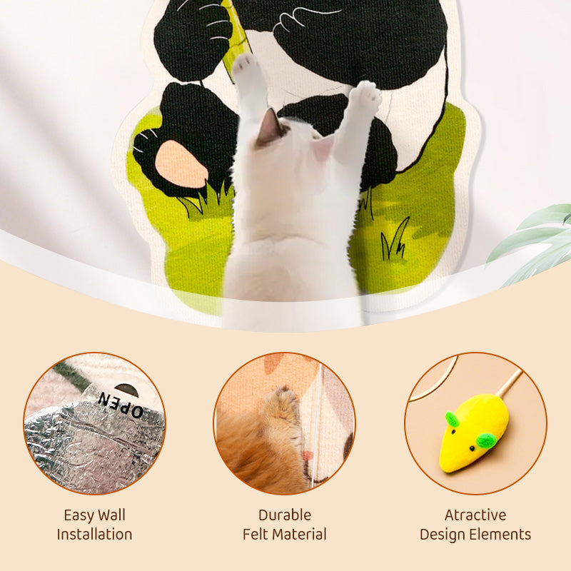 🏆2026 HOTTEST! 🐱🖼️ No-Drill Cat Scratching Post! 🔥