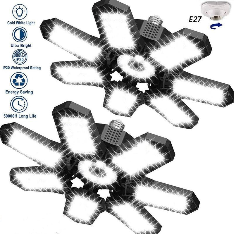 💎 50% OFF! 💎Bright LED Garage Light with Deformable Panels