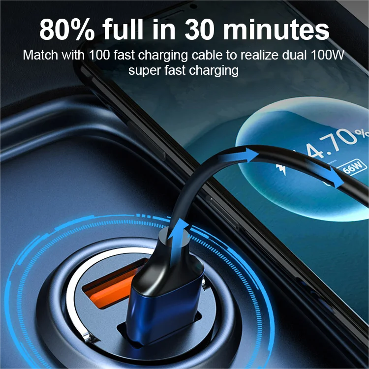 🔥2-Port Compact Fast Charger for Car