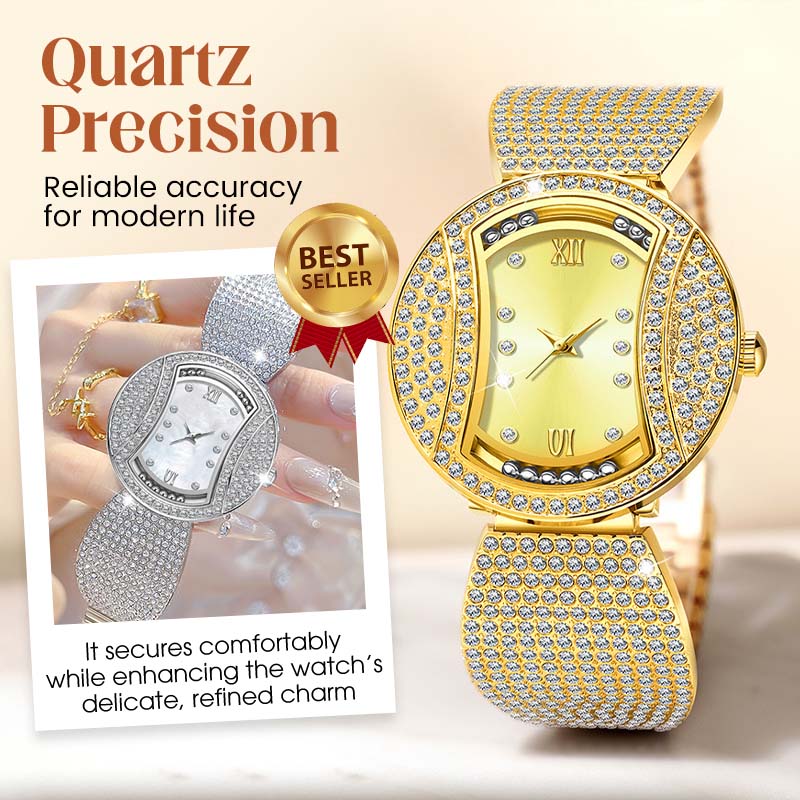 Women’s Elegant Sparkling Rhinestone Quartz Watch