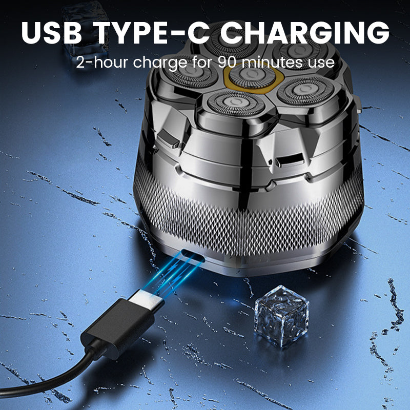 🔥 50% OFF!🔥6D Waterproof Head Shaver Kit for Bald Men