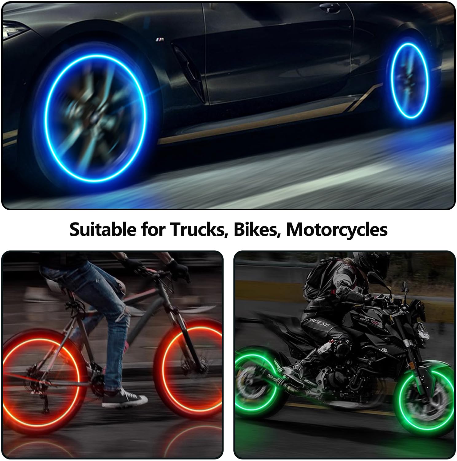 🔥While Supplies Last 40% OFF!🎉 Glow-in-the-dark valve caps (tire valve caps) 🚗💫