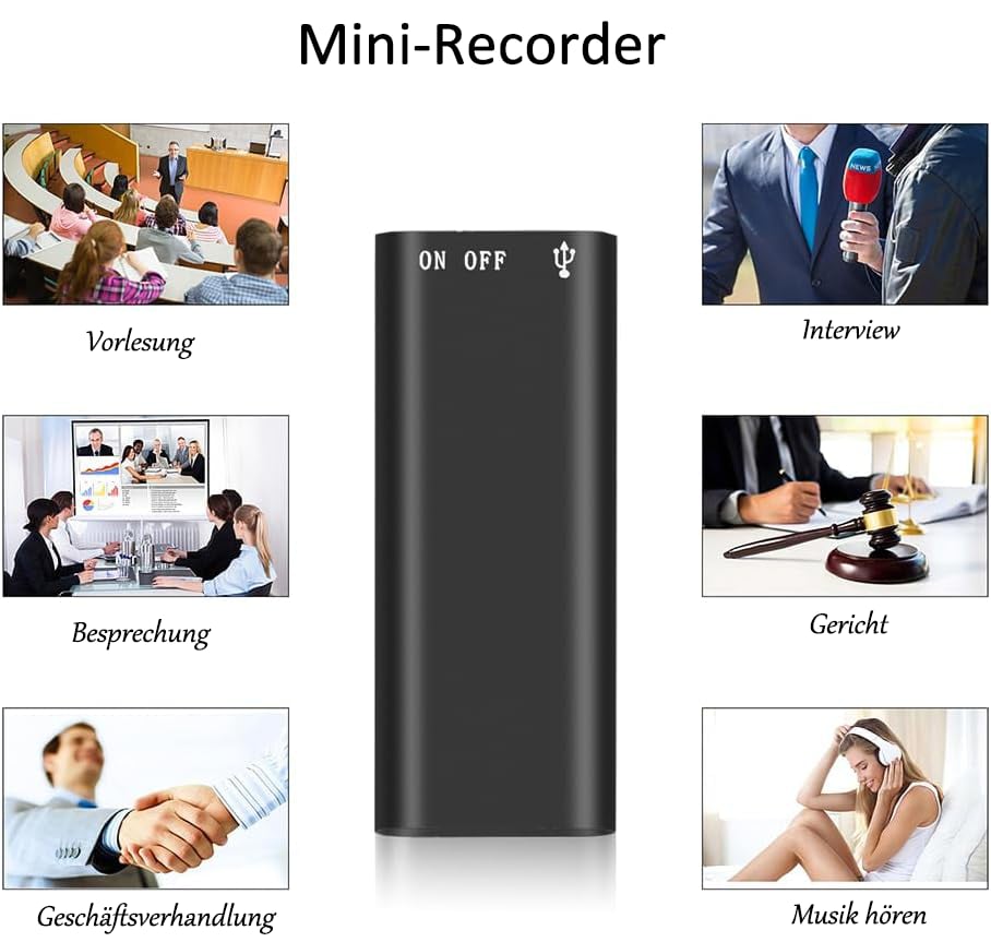 🎙️ 50% OFF NOW ! 🔥 Mini Voice Recorder – Smart Sound Capture, Compact & Easy to Use, Long Battery Life 🔋