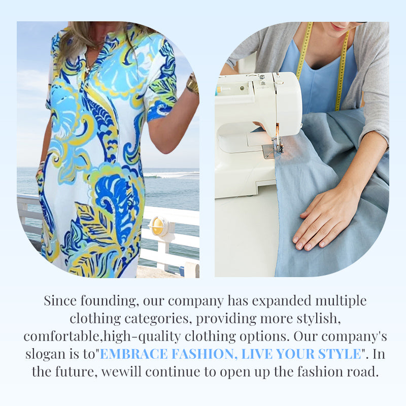 🌷Limited Time Offer 50% OFF💞Women Colorful Printed V-Neck Dress