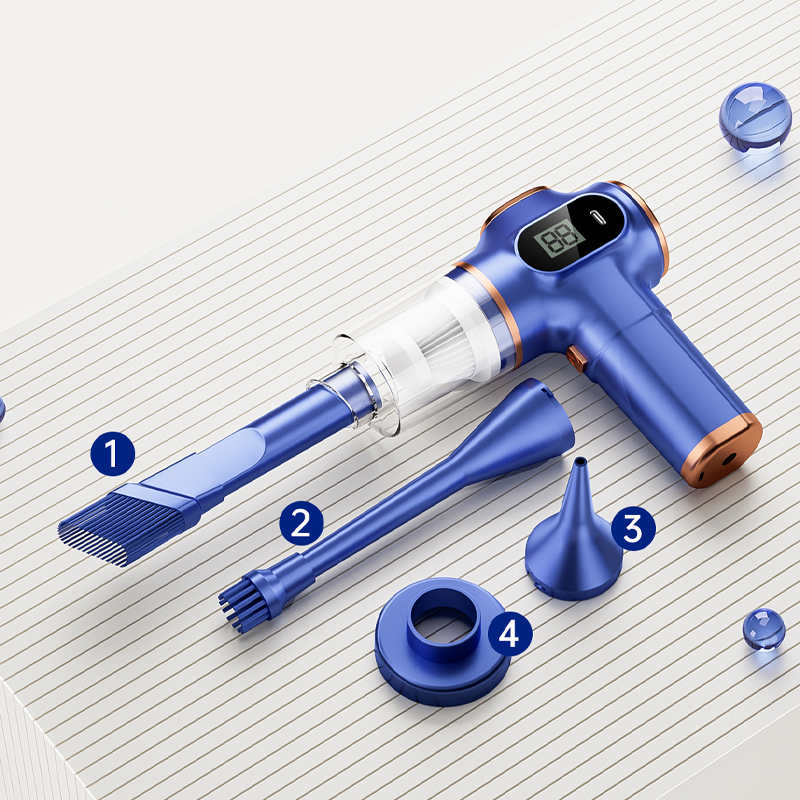 🚗 60% OFF NOW! ✨ 4 in 1 High Power Cordless Car Vacuum Cleaner – Strong Suction, Long Battery Life & Versatile Attachments 🍃