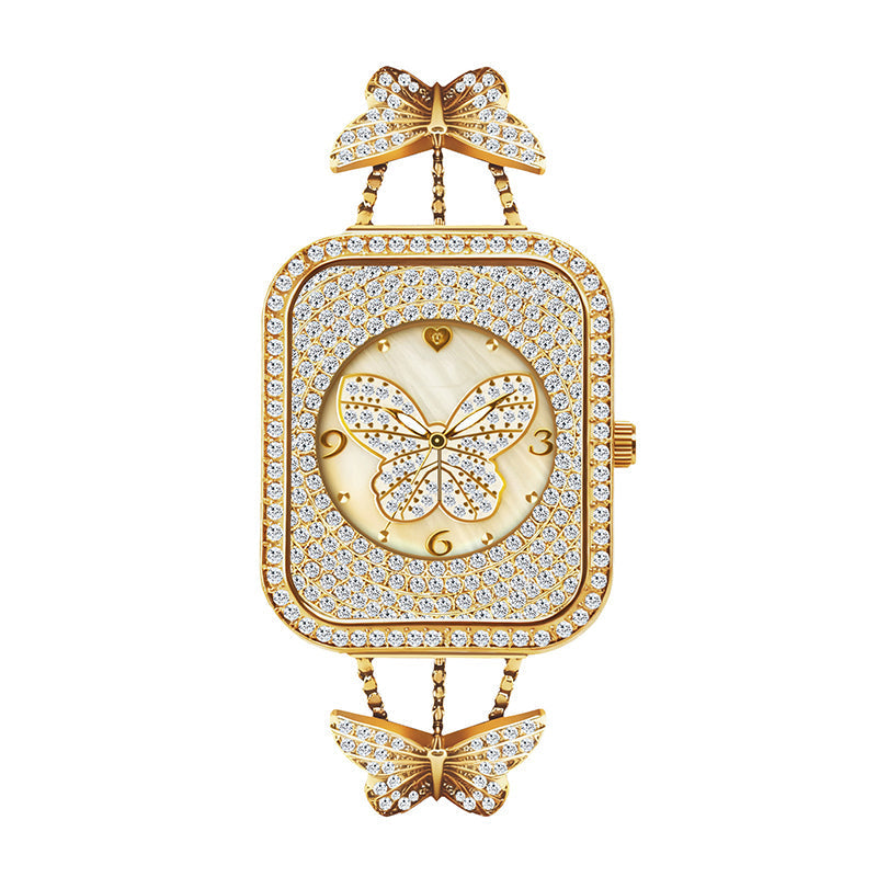⏳Time-limited Special⏰Women’s Elegant Butterfly Jewelry Chain Watch🎀💎⌚