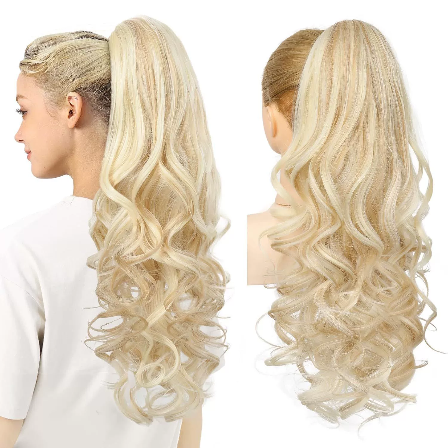 💜New Arrival💜Clip-on Wavy Ponytail Extension