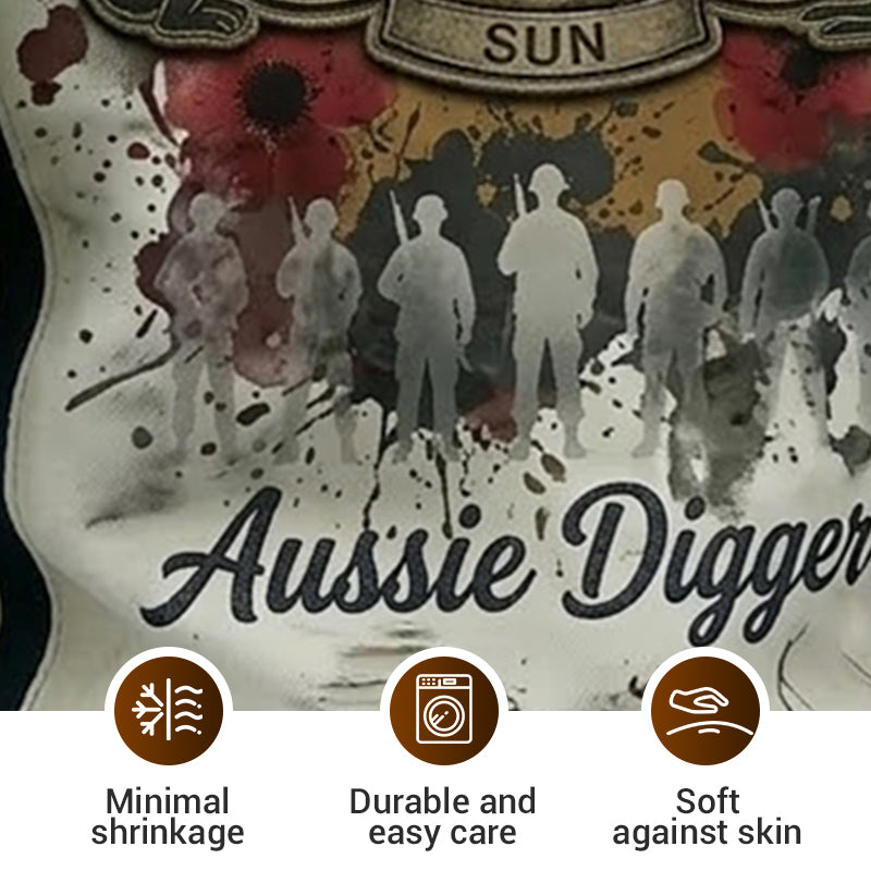 Men's  Australia Anzac Day Lest We Forget  Long-Sleeve Hooded Sweatshirt