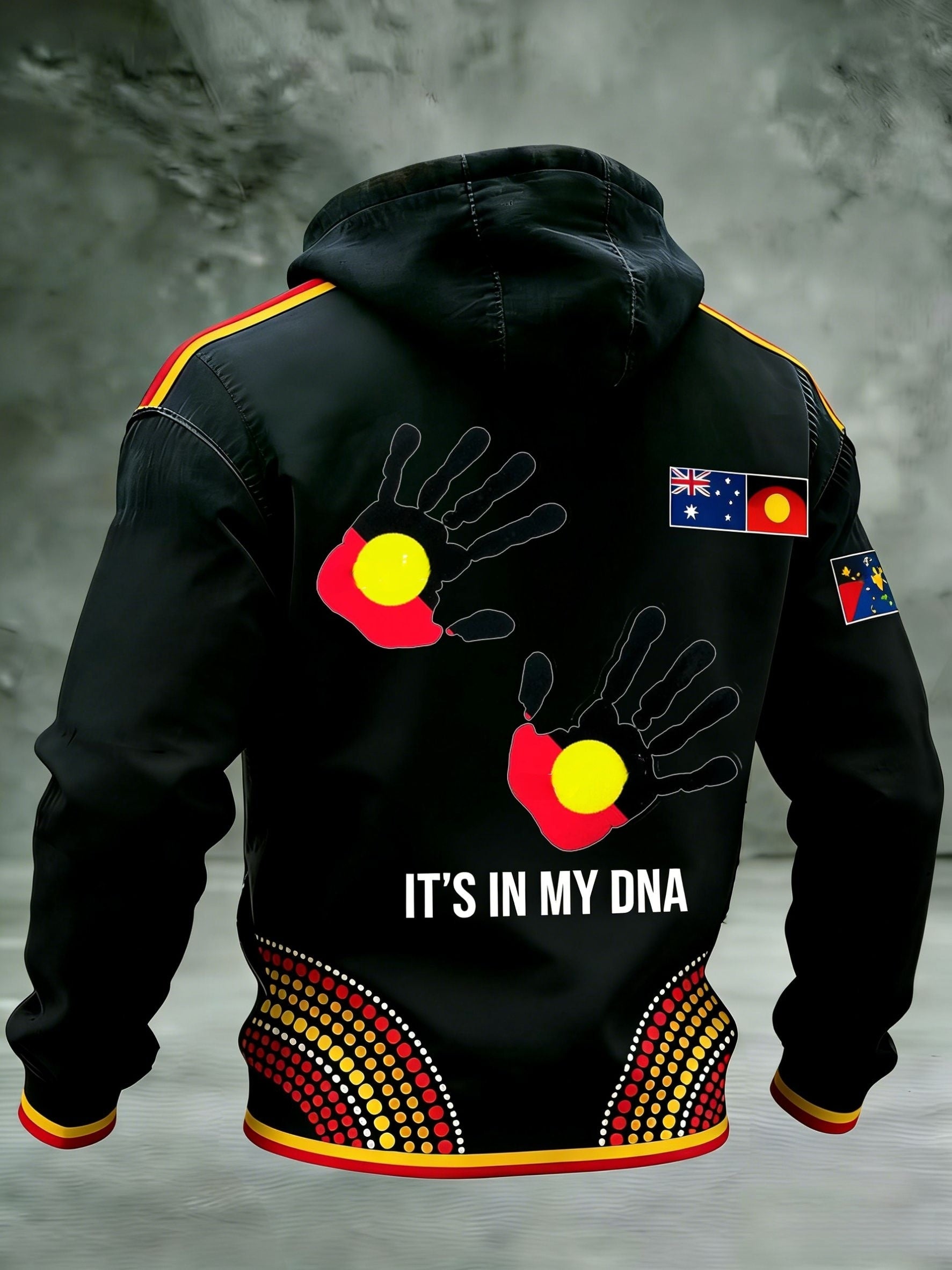 Men's AU Aboriginal Culture IT'S IN MY DNAHooded Sweatshirt