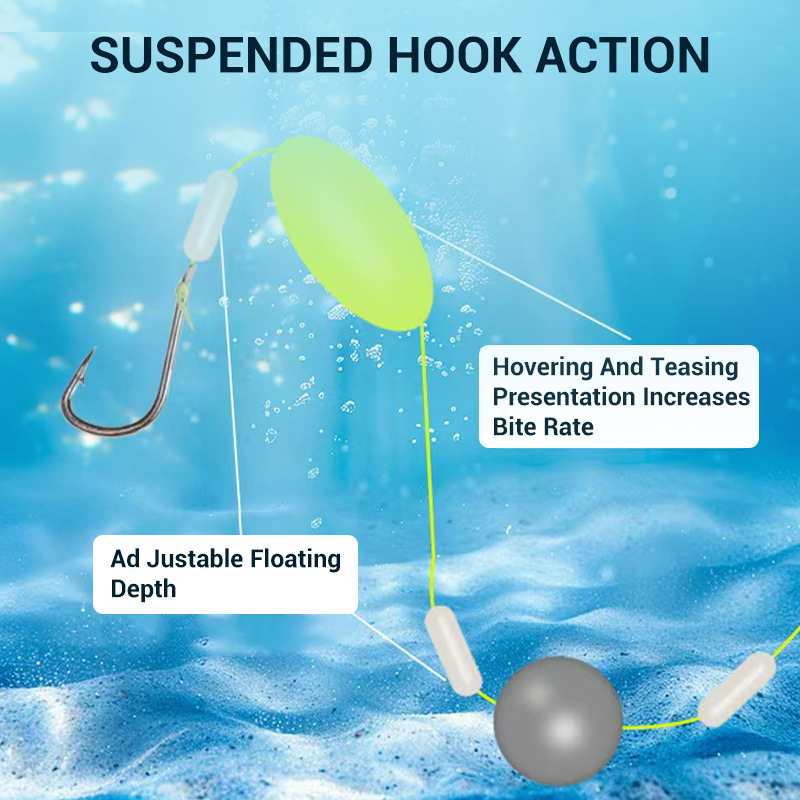 🔥Buy 4 free 6🔥 Universal Fishing Rig W/Float! 🎣