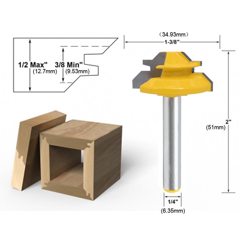 45 °Miter Router Bit