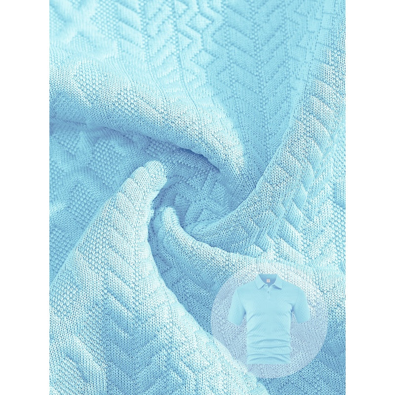 🔥Hot Sale 58% Off💥Men’s Diamond Pattern Turn-Down Collar Short Sleeve Top & Drawstring Shorts 2-Piece Set