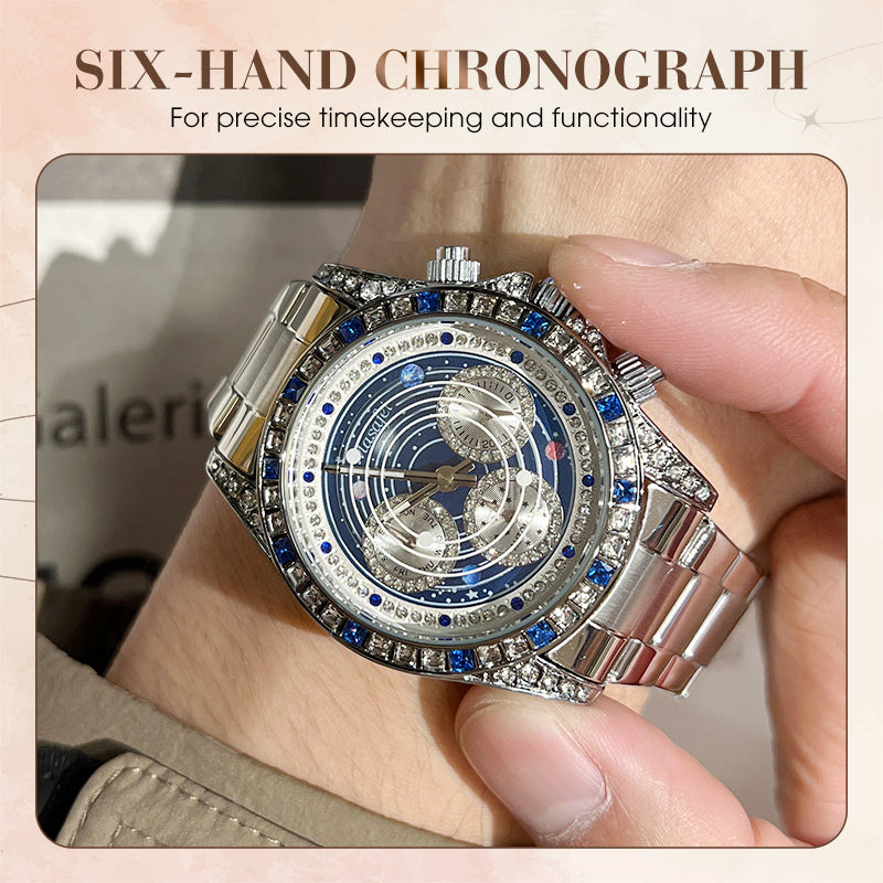 Men's Six-Hand Luminous Chronograph Watch