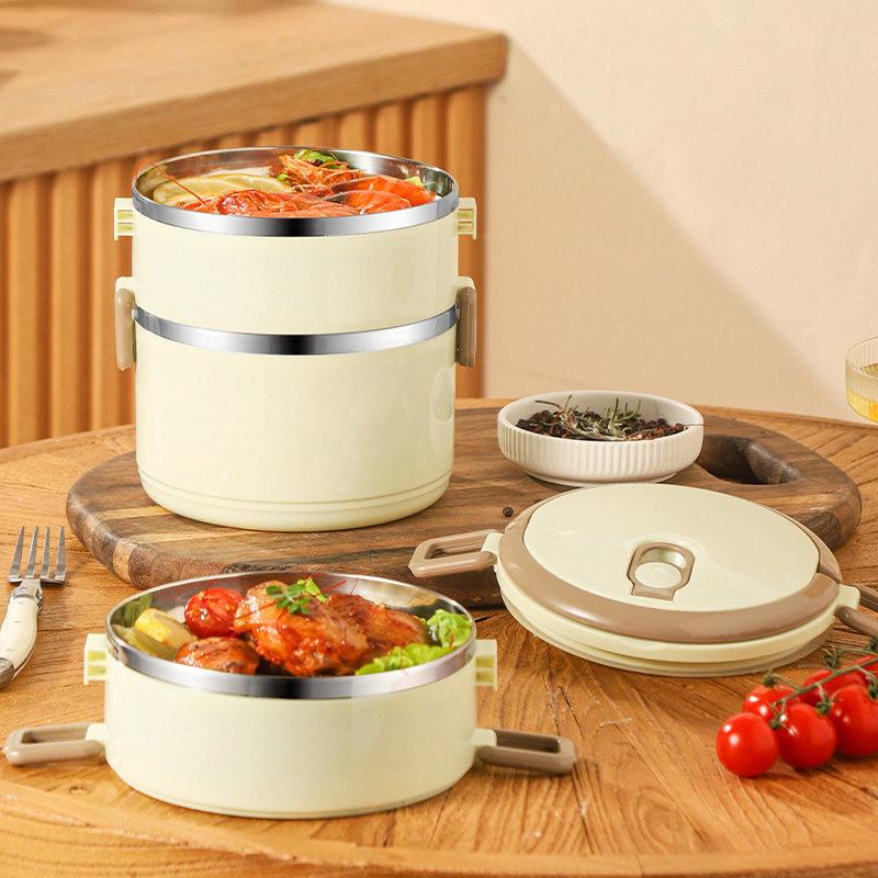 Stainless Steel Insulated Multi-Layer Lunch Box