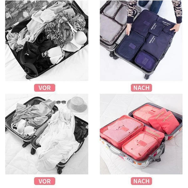 Ensemble de valises 6 pièces 🔥Deuxième pièce livraison gratuite