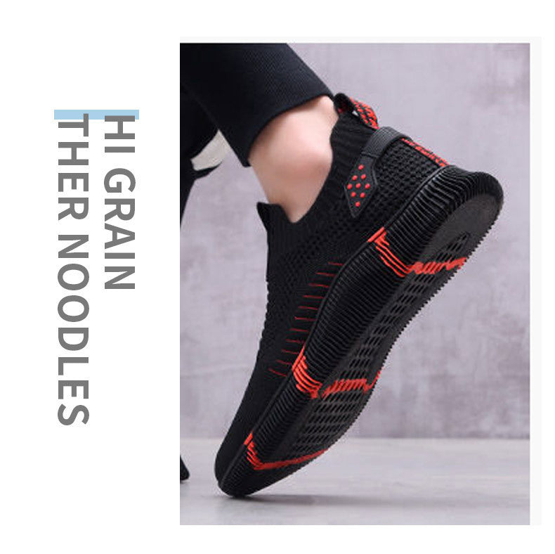 STRETCH FRUIT ROLL BREATHABLE CASUAL FLYKNIT SHOES