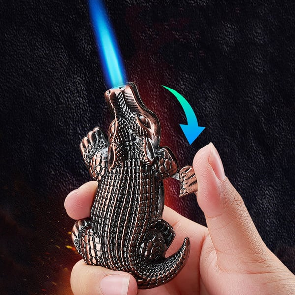 Metal Creative Crocodile Shaped Lighter