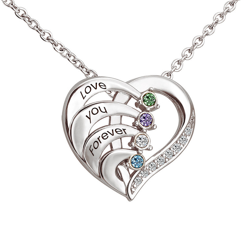 Classic Light Luxury Heart-Shaped Pendant Necklace