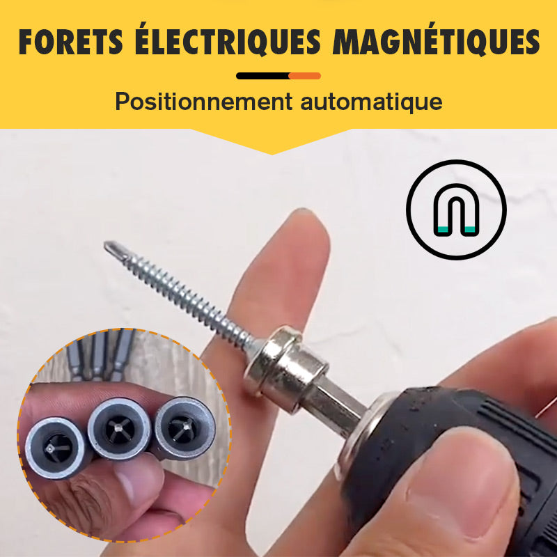 Tournevis à positionnement magnétique