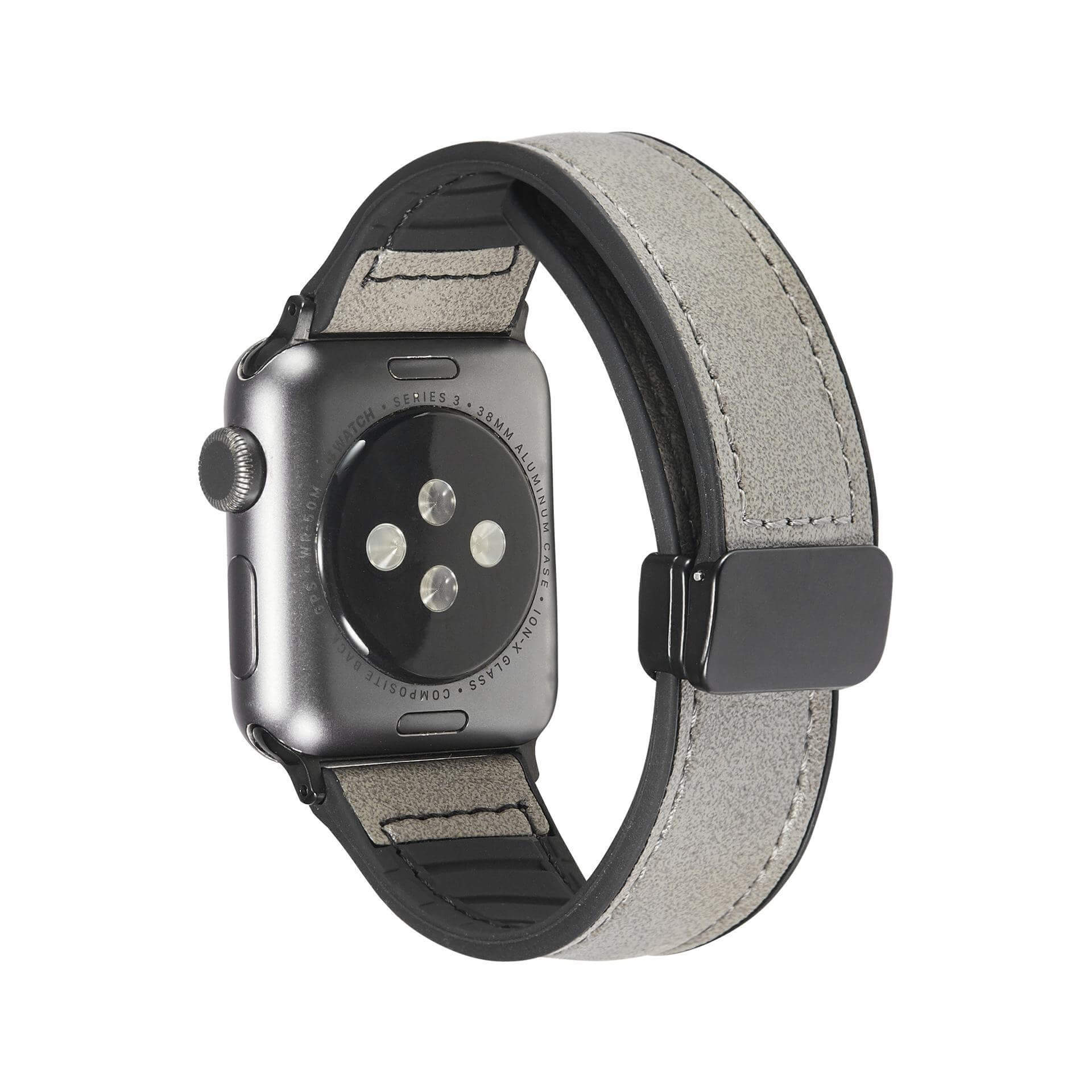 Repairable Silicone Leather Magnetic Buckle Strap