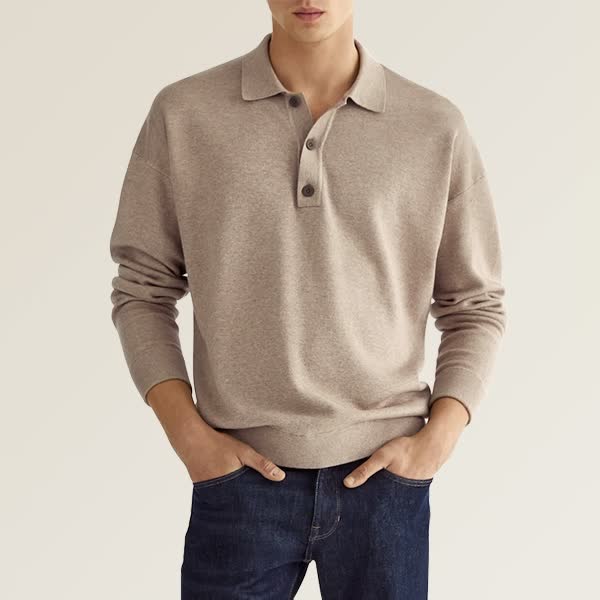 Autumn Sale--Men's Spring And Autumn Fashion Casual Loose Lapel Long Sleeve Shirt