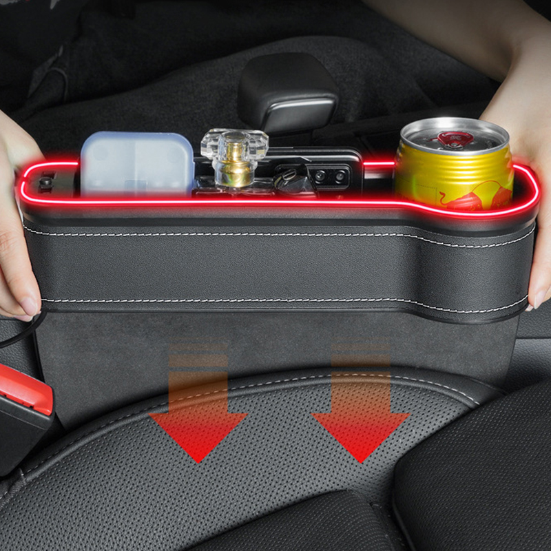 Car Seat Gap Filler Mutifunctional Storage Box