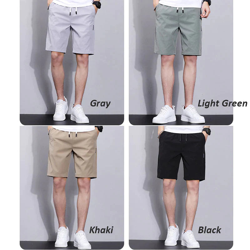 Men’s Ice Silk Casual Breathable Shorts (✨Buy 2 get 10% off💥AUTO)