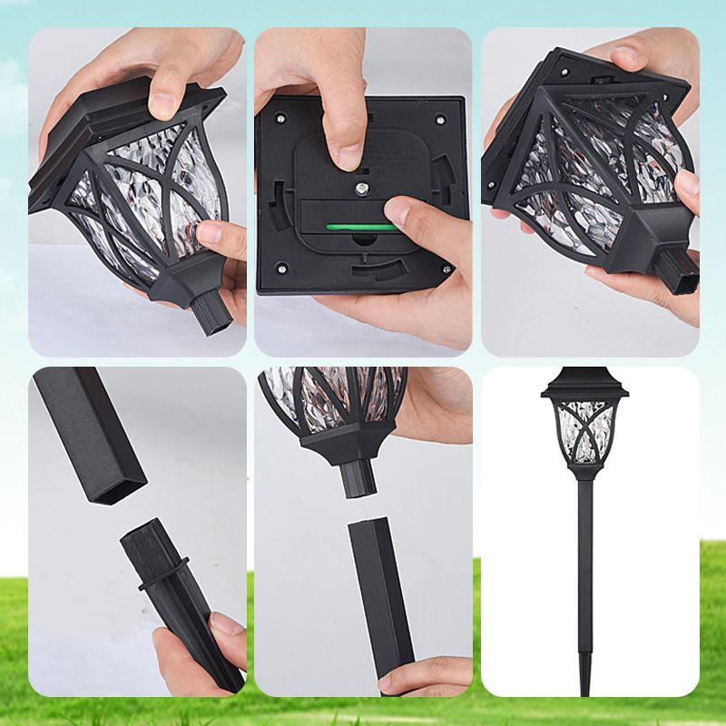 Vintage Waterproof Solar Garden Stake Light