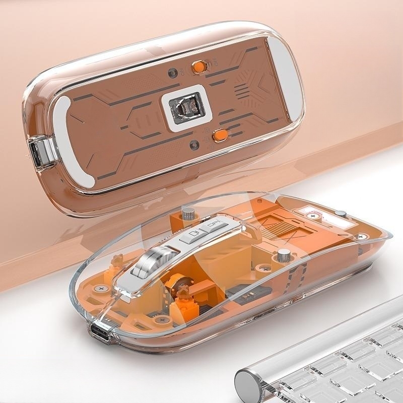 Rechargeable Transparent Shell Bluetooth Wireless Mouse