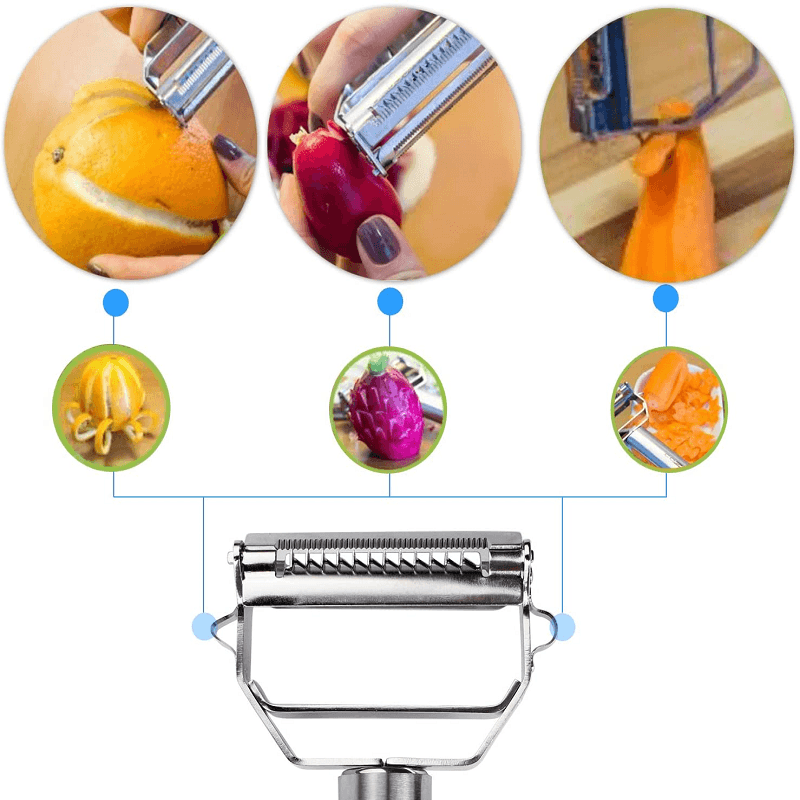 Éplucheur créatif double-usage