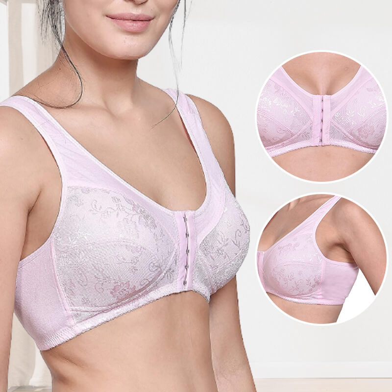 Front Closure Bra For Middle And Old Age