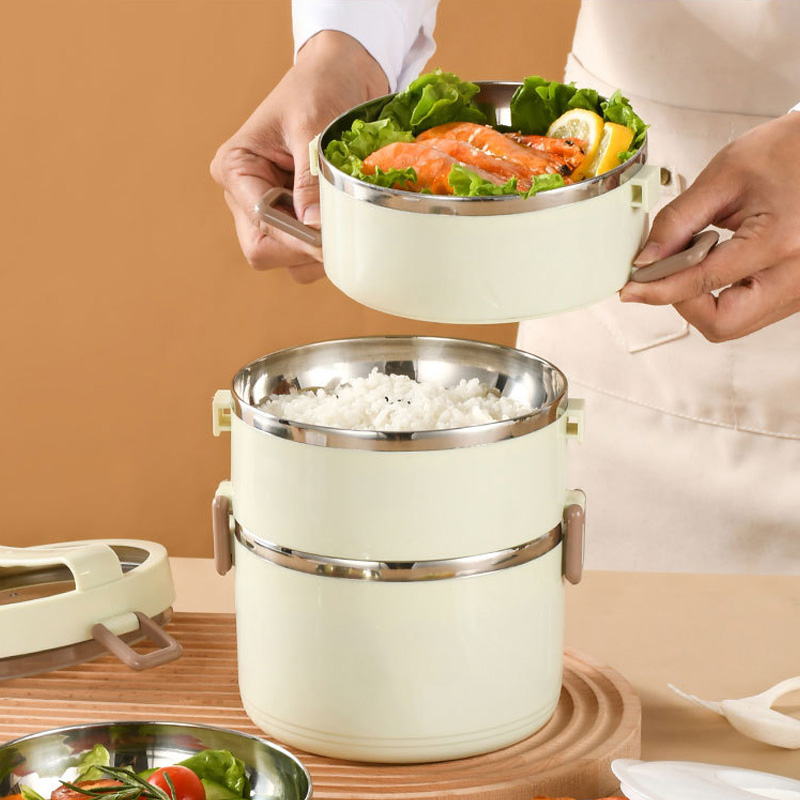 Stainless Steel Insulated Multi-Layer Lunch Box