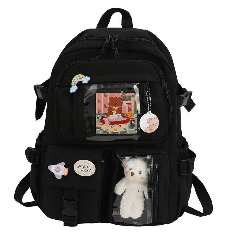 Cute Kawaii Canvas Backpack