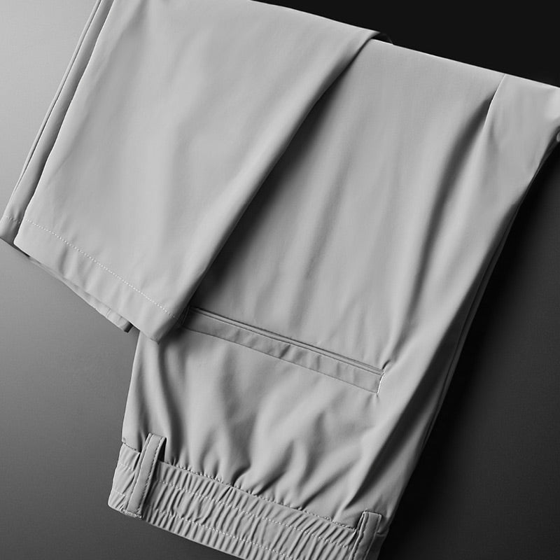 Pantalon de survêtement en soie glacée d'été pour hommes