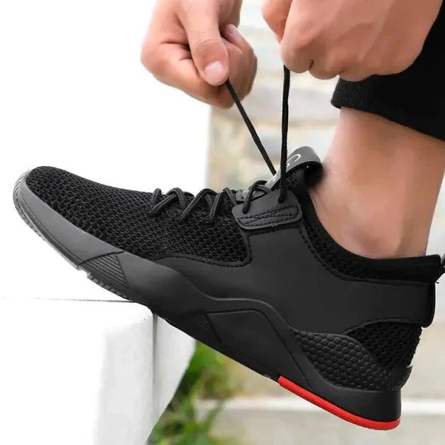 New Lightweight Breathable Sporty Protective Safety Shoes for Men