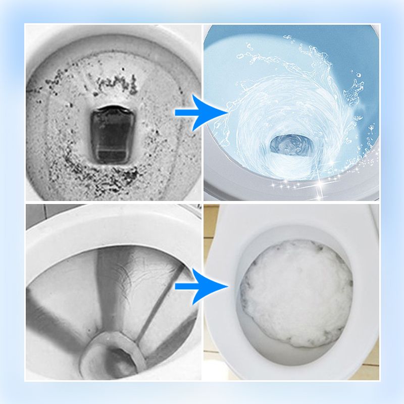 Tabletas limpiadoras de taza de baño - No es necesario frotar
