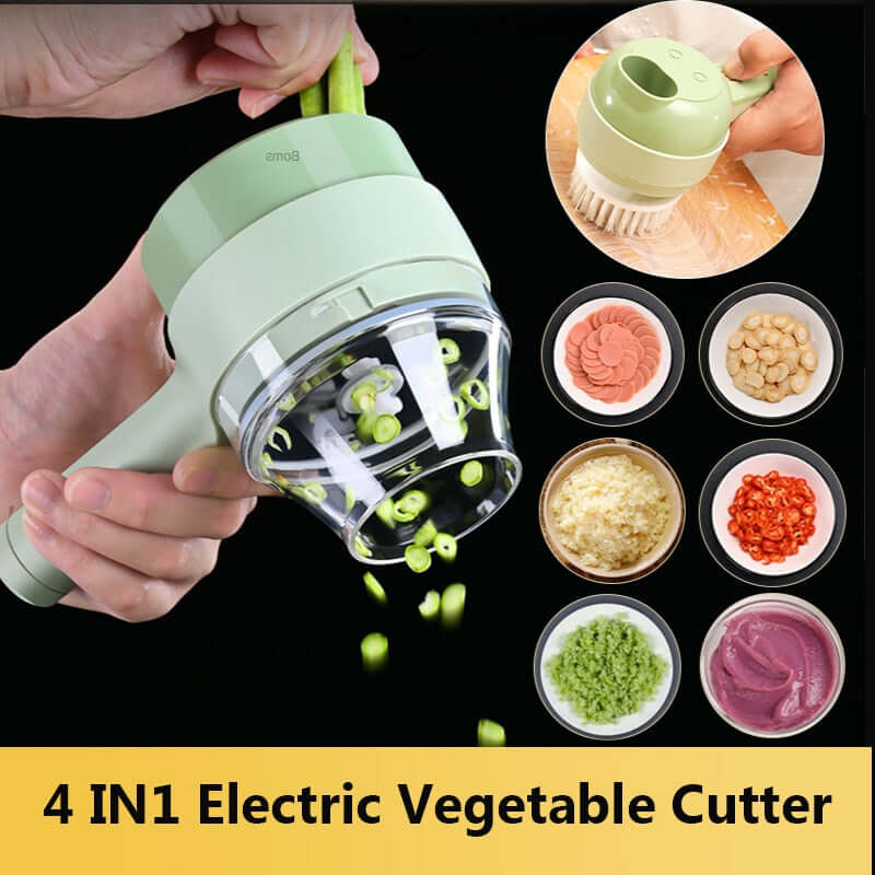 SliceGenie™ Electric Vegetable Slicer 4 in 1