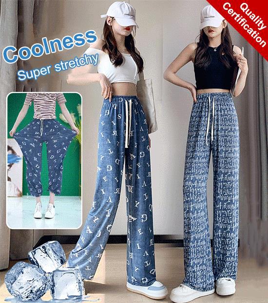 Denim Wide Leg Cool Pants