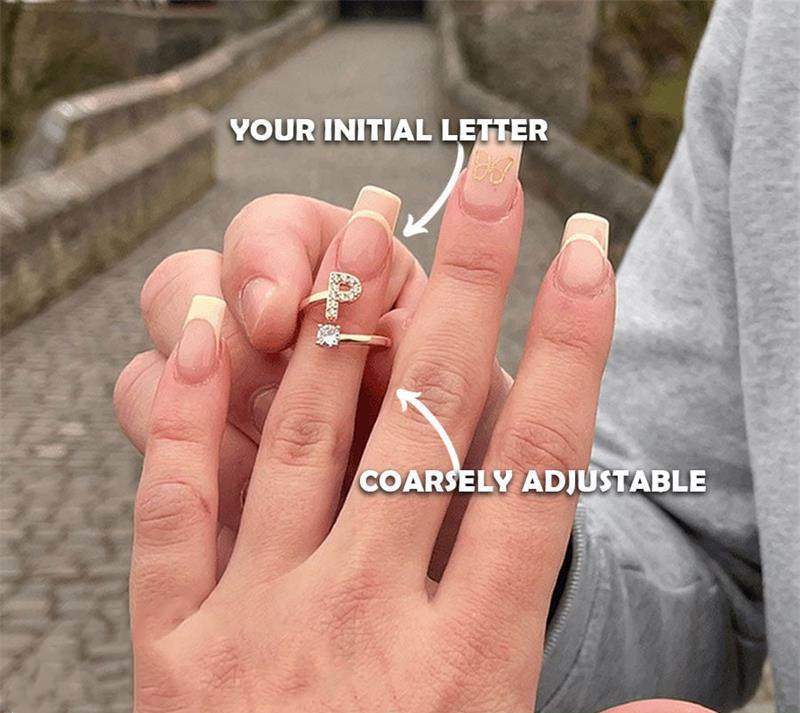 Love Initial Ring
