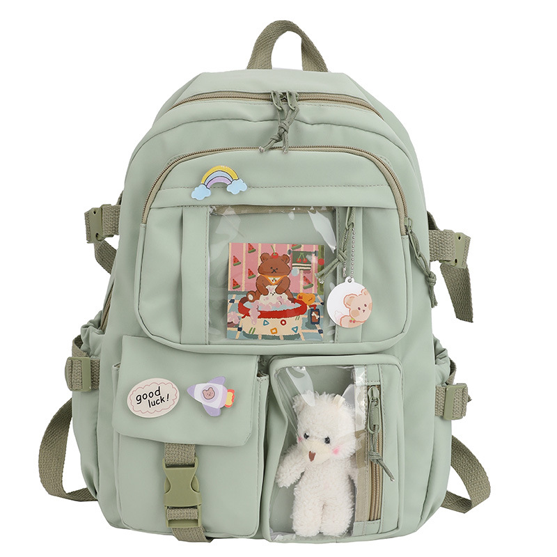 Cute Kawaii Canvas Backpack