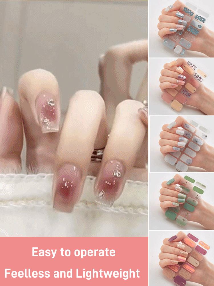 3d Gilding Laser Nail Polish Film (Easy To Operate Without Hurting Your Nails)