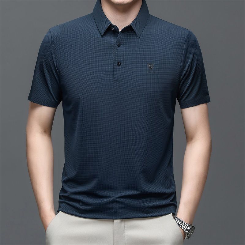 High Elastic Breathable Men's Short-sleeved T-shirt