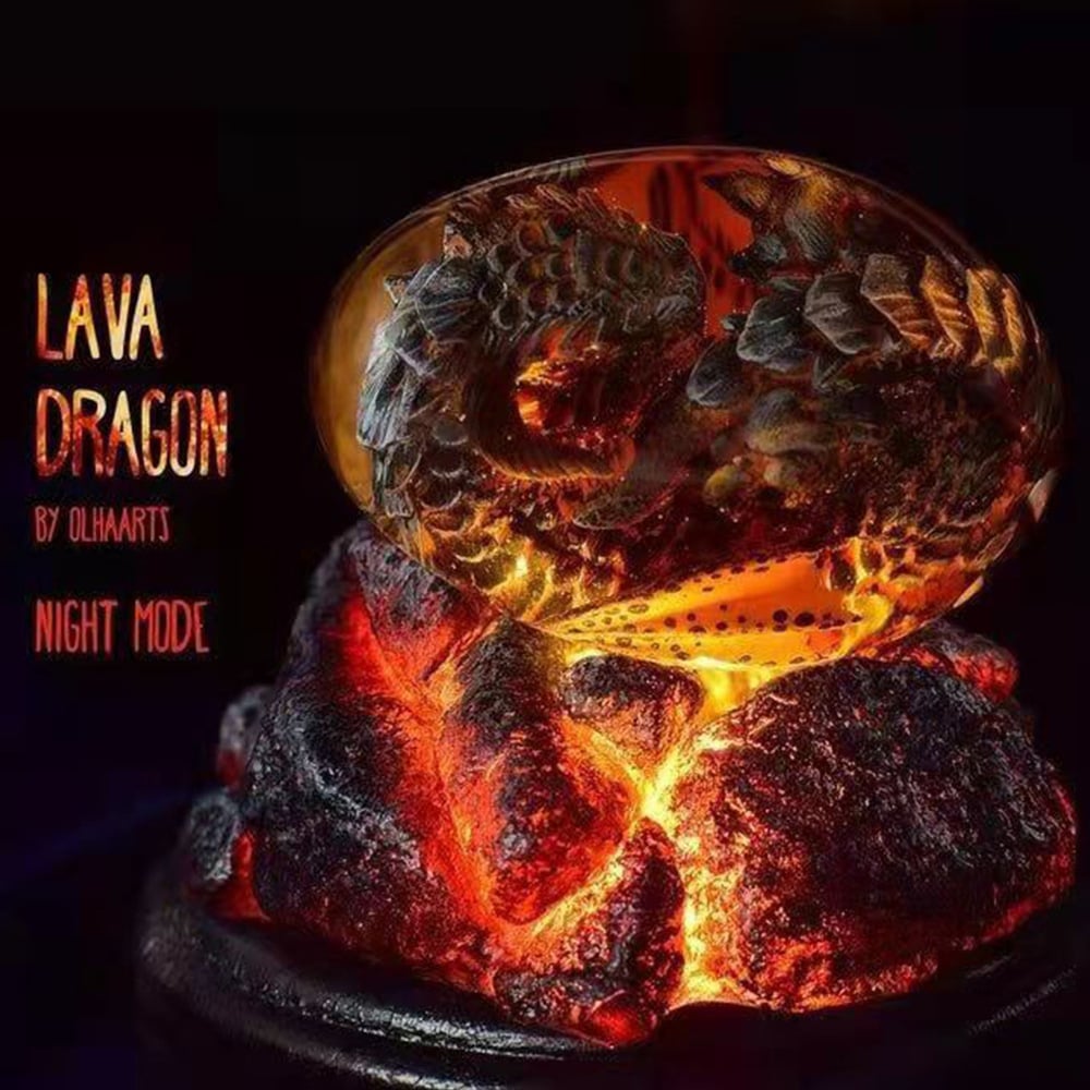Último día 50% de descuento-Huevo de dragón de lava-Regalo perfecto para los amantes de los dragones