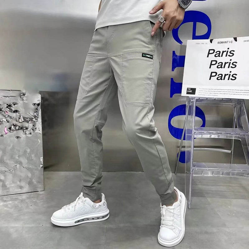 Men's High Stretch Multi-pocket Skinny Cargo Pants