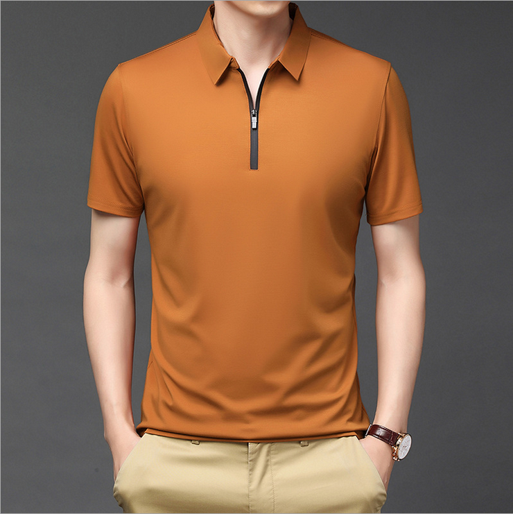 🔥Venta del día del padre🔥Camisa de seda a la moda para hombre (compre 3 envío gratis)