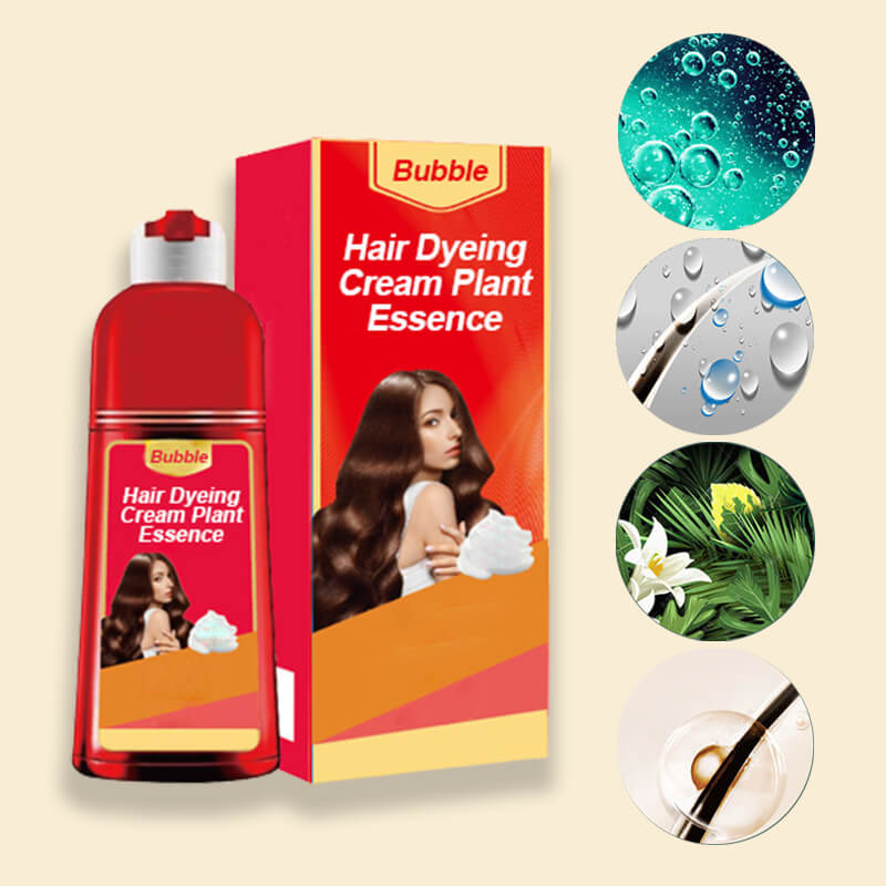 Bubble Hair Dyeing Cream Plant Essence