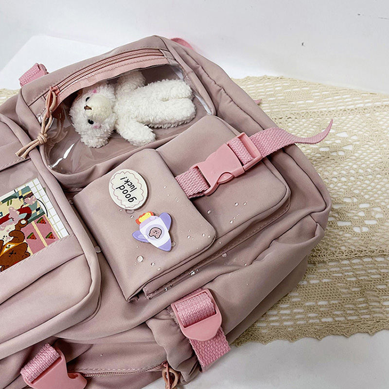 Cute Kawaii Canvas Backpack